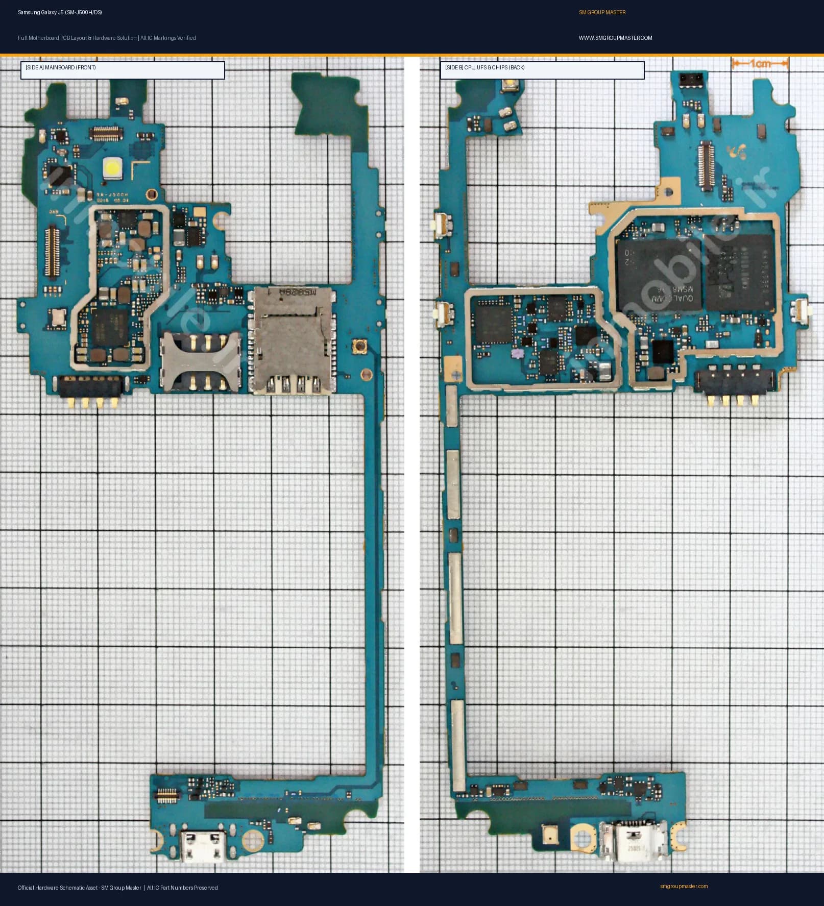 Preview image for Samsung Galaxy J5 (SM-J500H/DS) Hardware Solution & Motherboard Layout