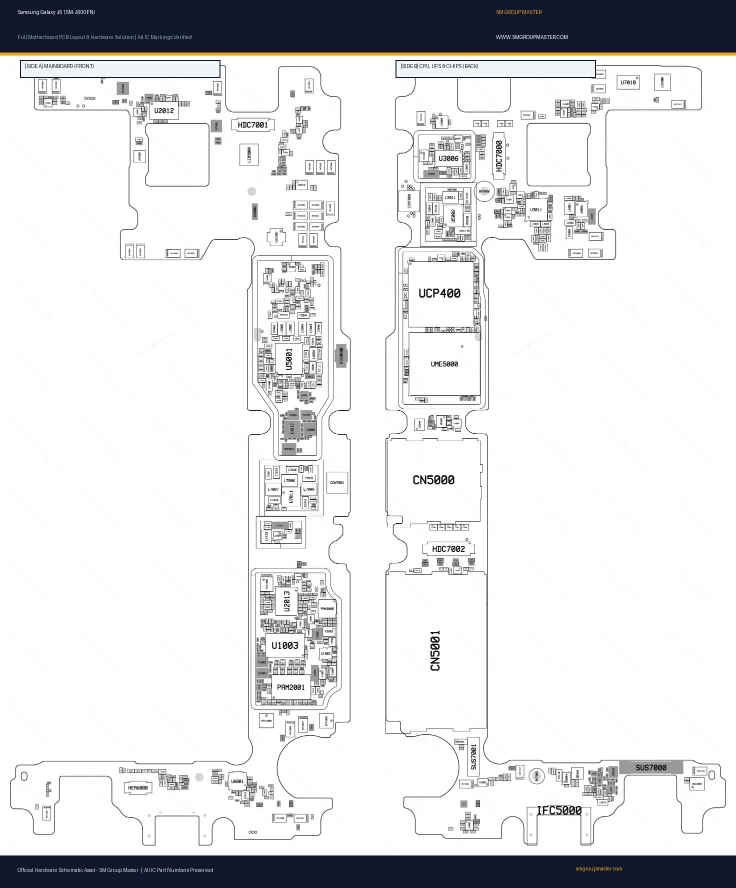 Preview image for Samsung Galaxy J6 (SM-J600FN) Hardware Solution & Motherboard Layout