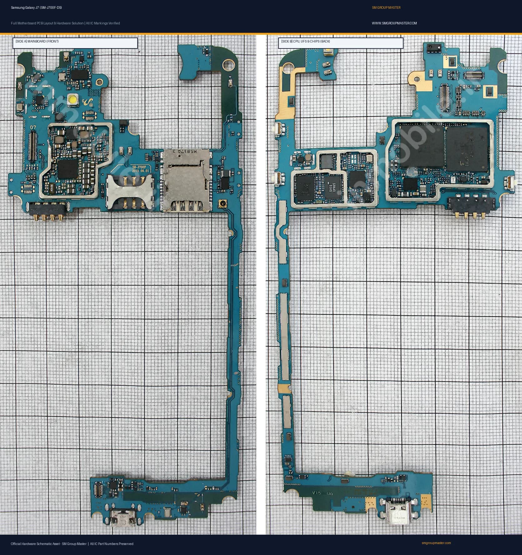 Preview image for Samsung Galaxy J7 (SM-J700F-DS) Hardware Solution & Motherboard Layout