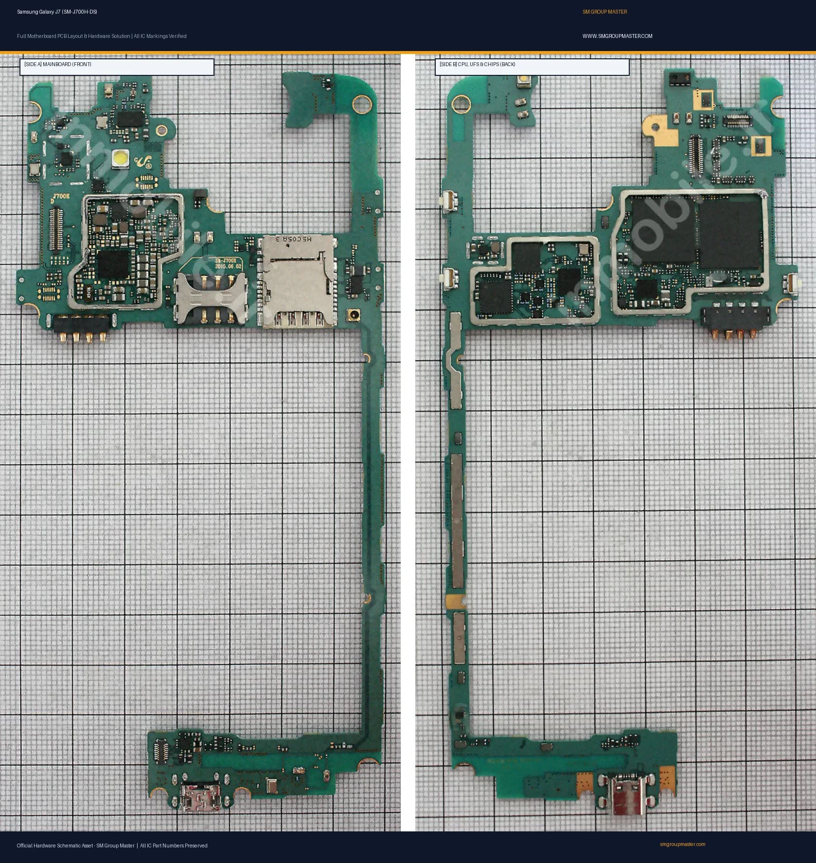 Preview image for Samsung Galaxy J7 (SM-J700H-DS) Hardware Solution & Motherboard Layout