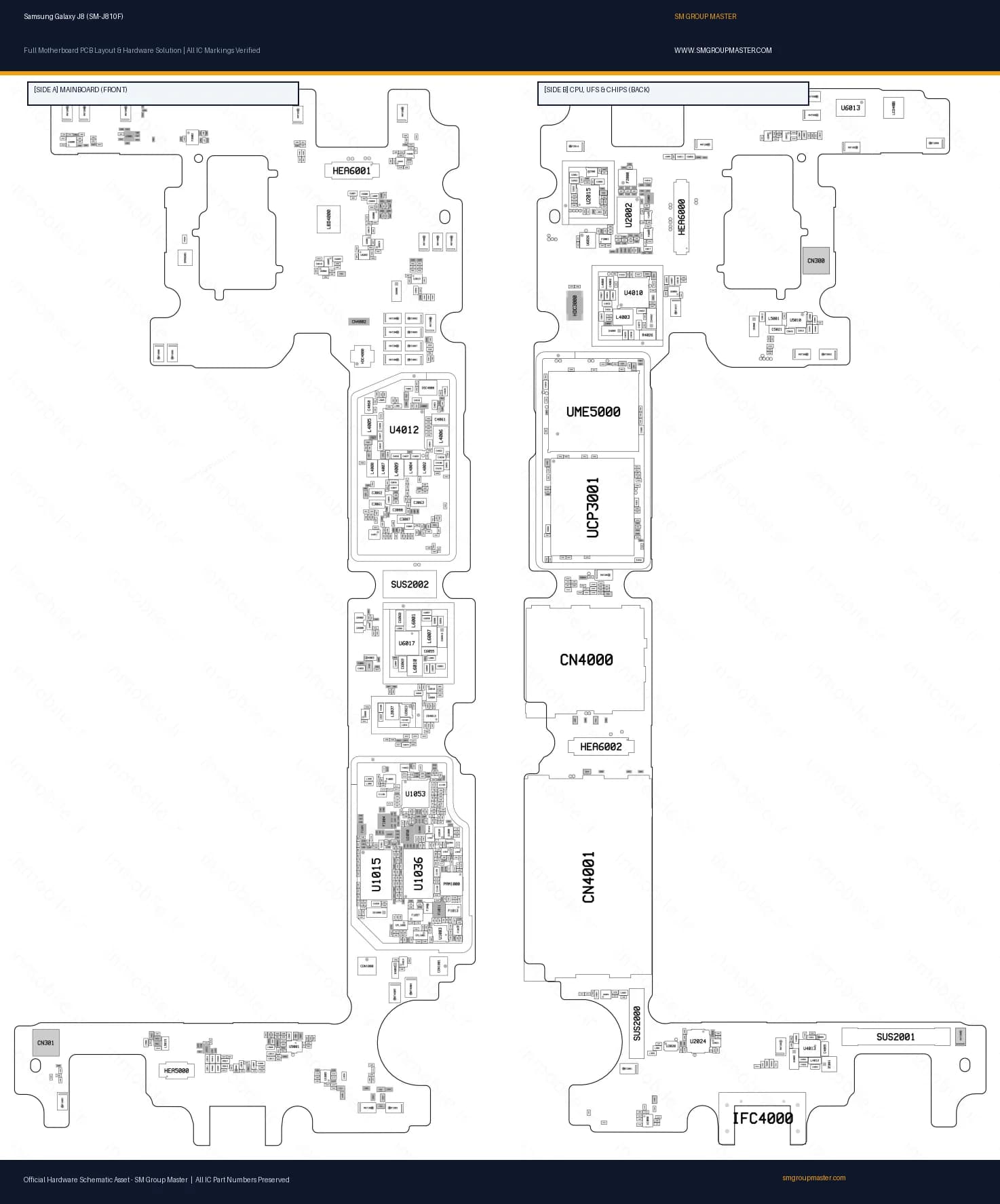 Preview image for Samsung Galaxy J8 (SM-J810F) Hardware Solution & Motherboard Layout