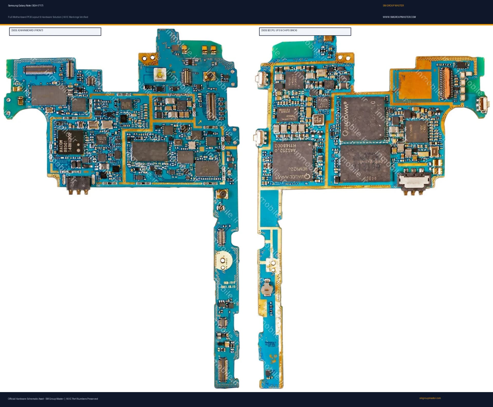 Preview image for Samsung Galaxy Note (SGH-I717) Hardware Solution & Motherboard Layout