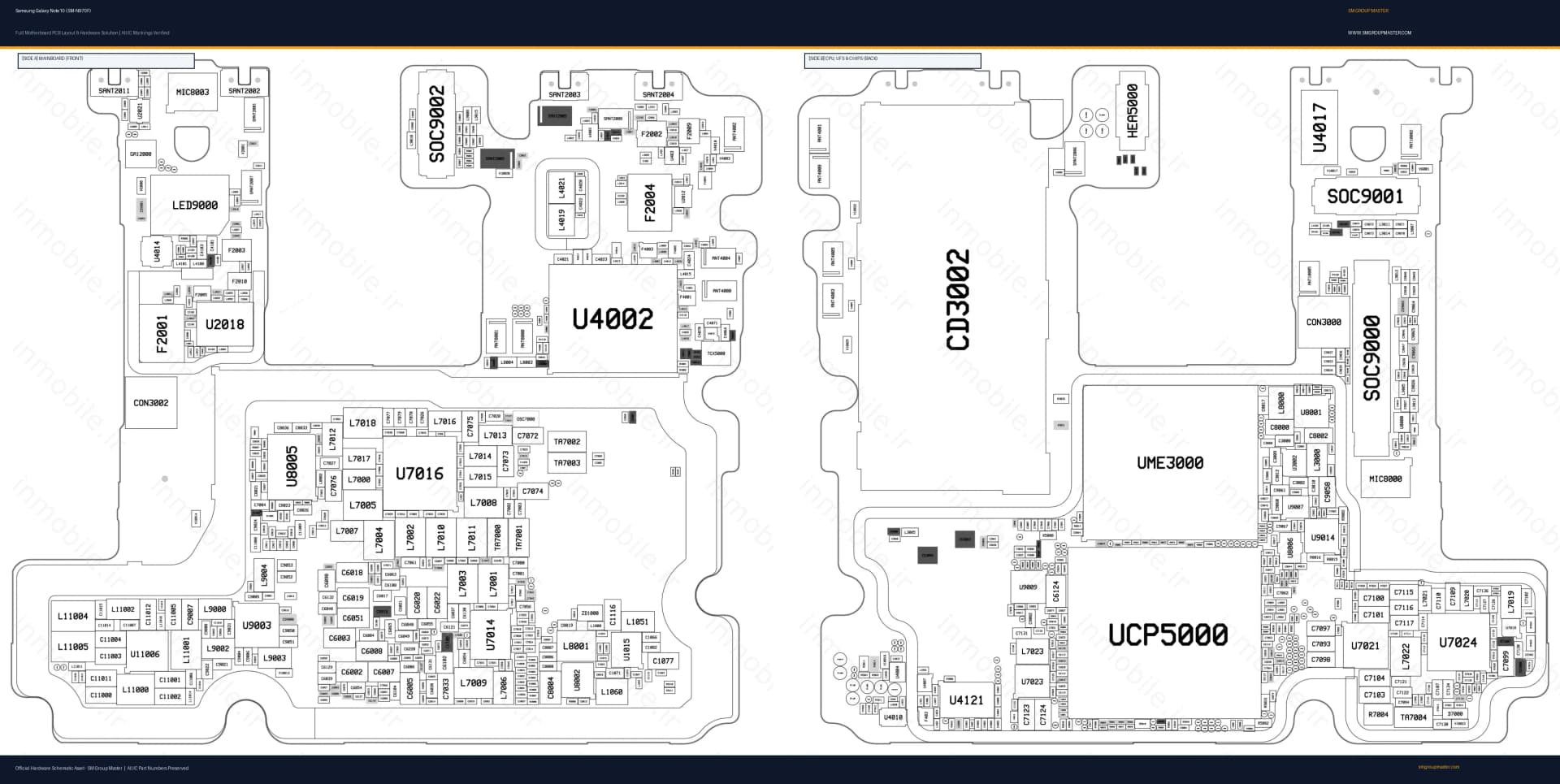 Preview image for Samsung Galaxy Note10 (SM-N970F) Hardware Solution & Motherboard Layout