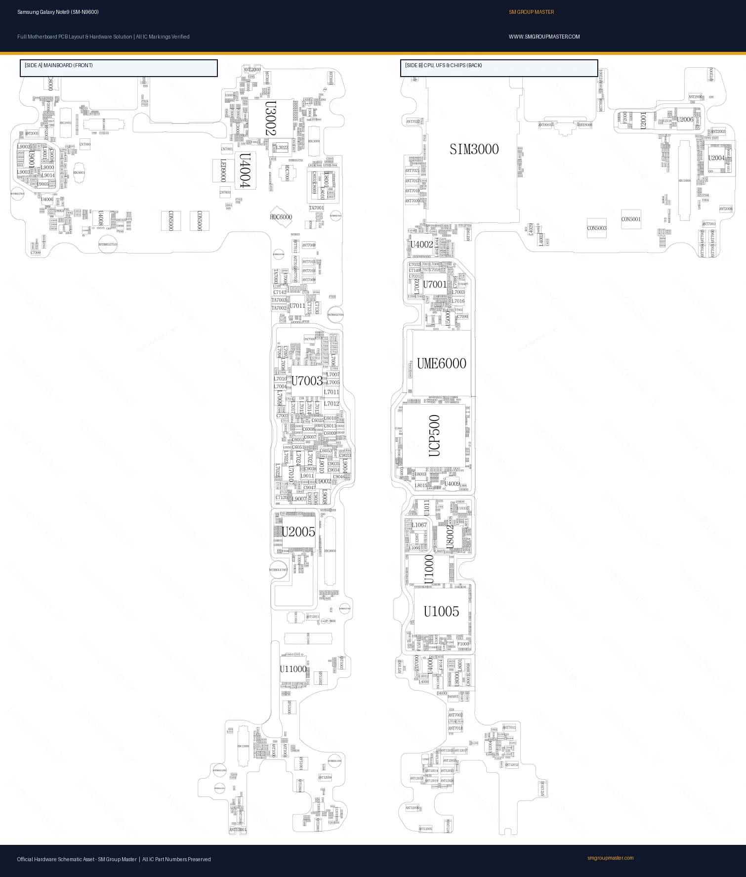 Preview image for Samsung Galaxy Note9 (SM-N9600) Hardware Solution & Motherboard Layout