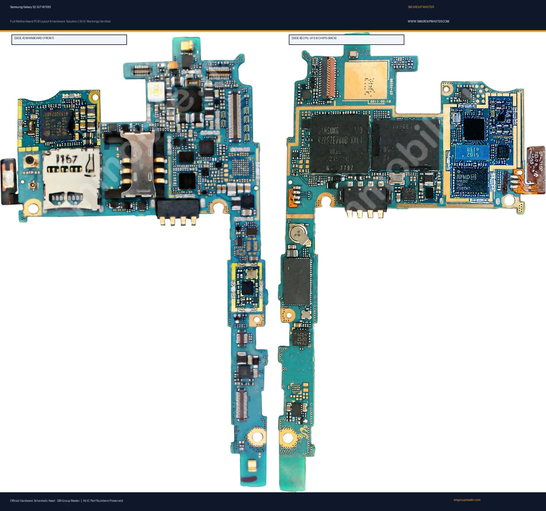 Preview image for Samsung Galaxy S2 (GT-I9100) Hardware Solution & Motherboard Layout