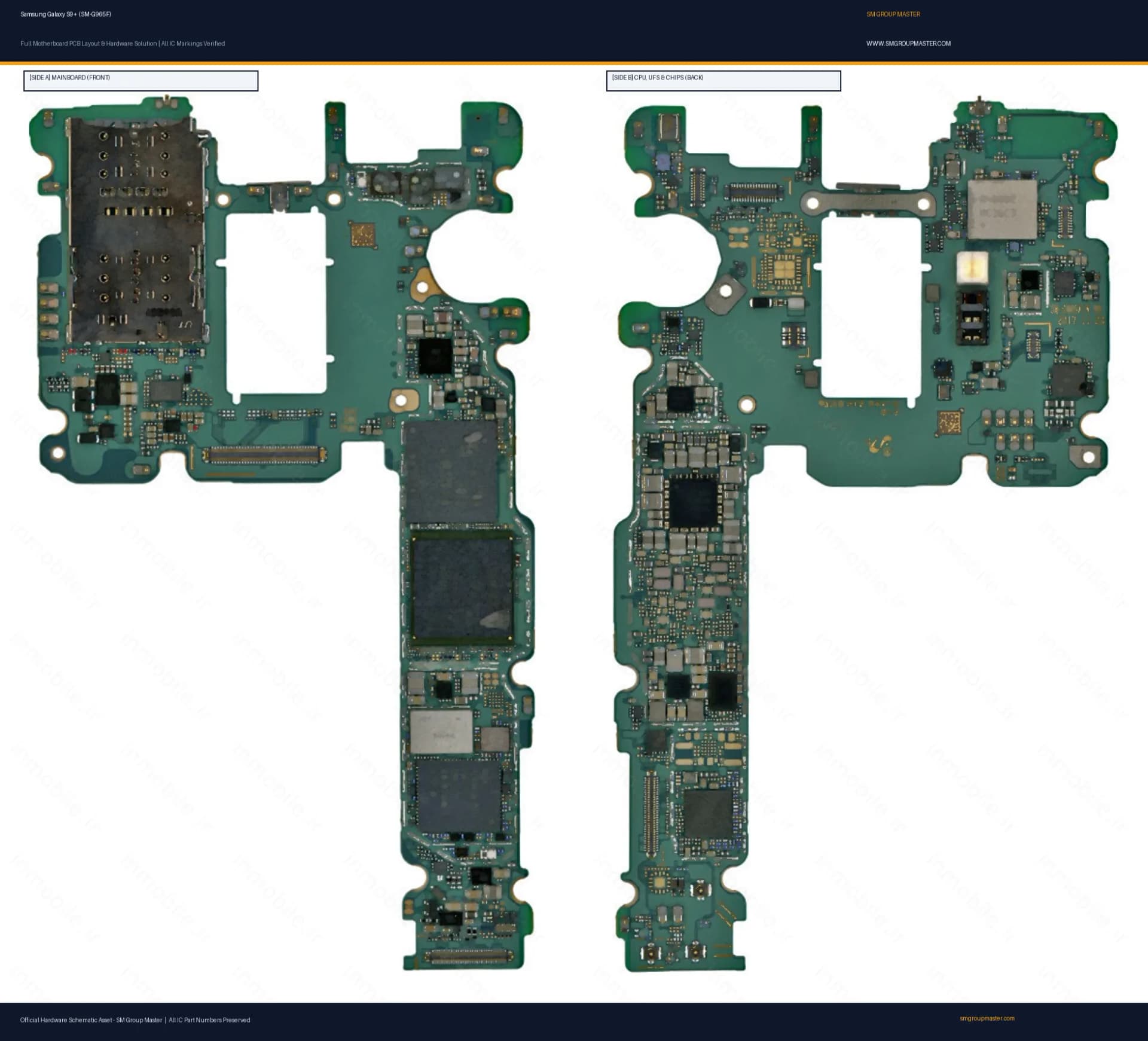 Preview image for Samsung Galaxy S9+ (SM-G965F) Hardware Solution & Motherboard Layout