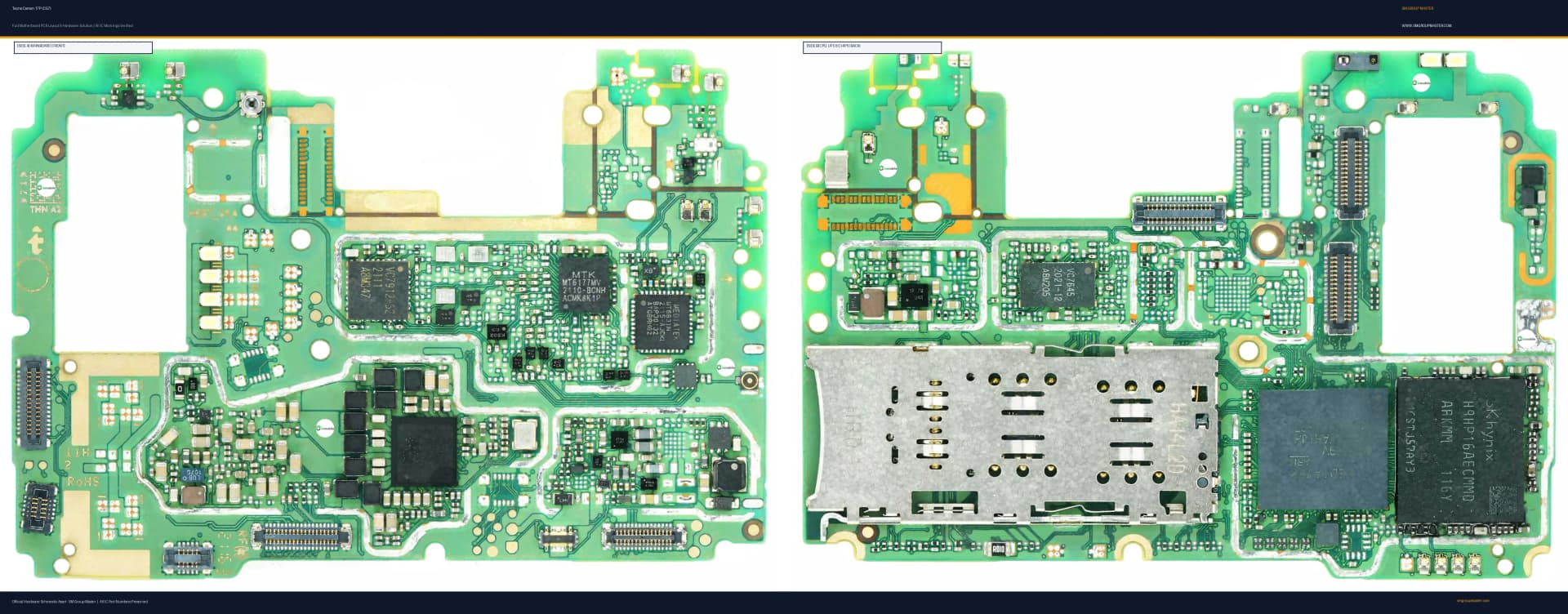 Preview image for Tecno Camon 17P (CG7) Hardware Solution & Motherboard Layout