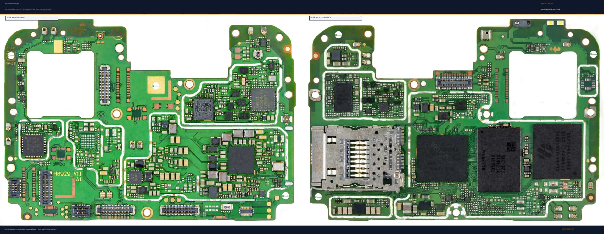 Preview image for Tecno Camon 20 (CK6) Hardware Solution & Motherboard Layout