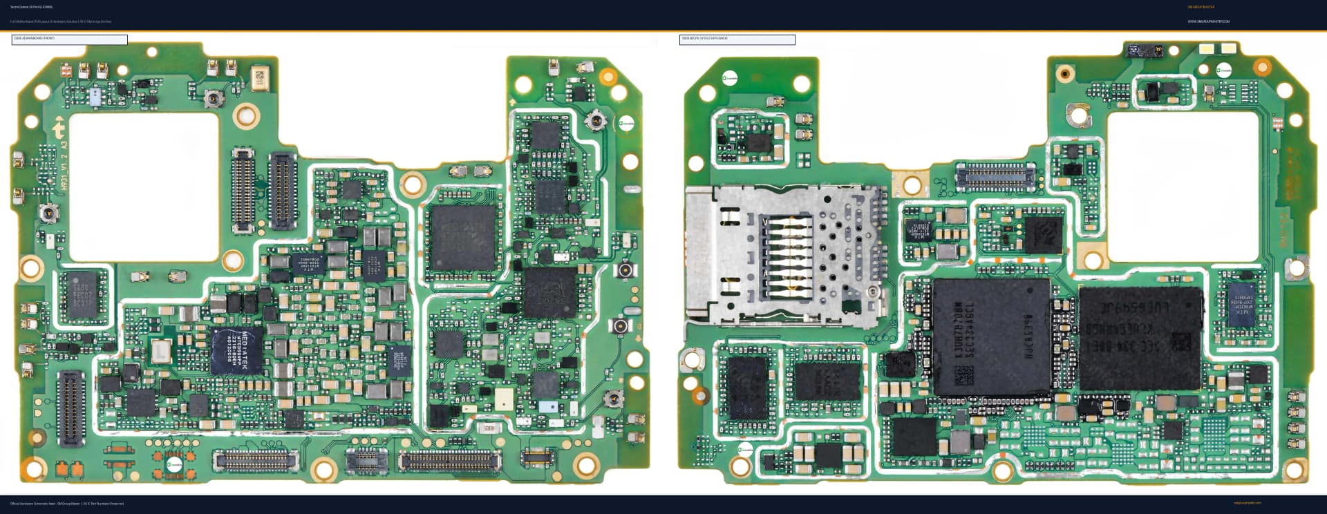 Preview image for Tecno Camon 20 Pro 5G (CK8N) Hardware Solution & Motherboard Layout