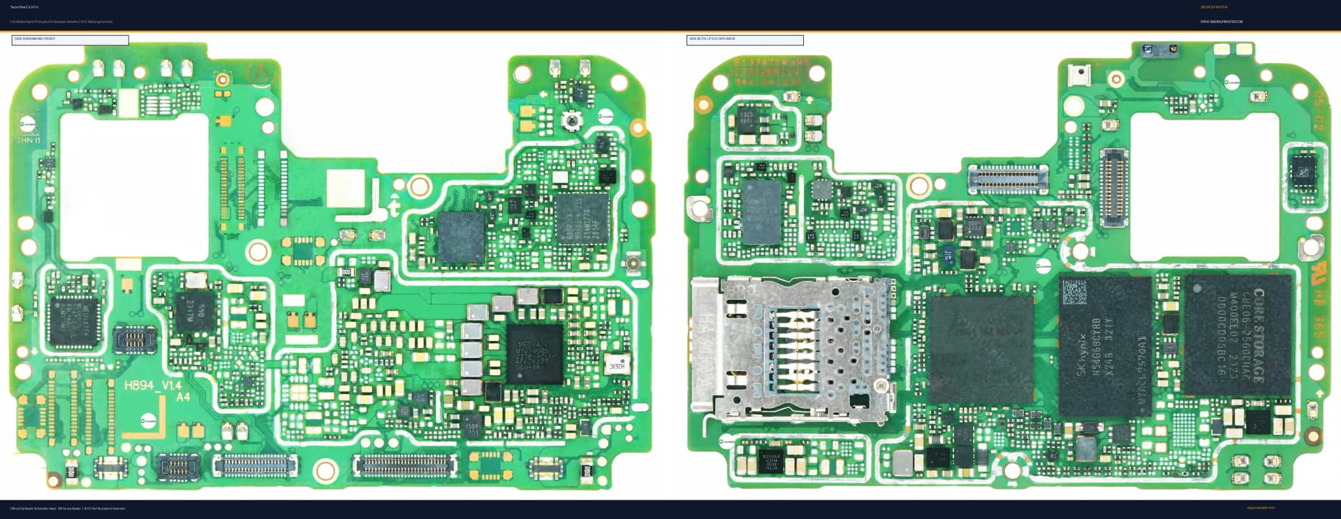 Preview image for Tecno Pova 5 (LH7n) Hardware Solution & Motherboard Layout