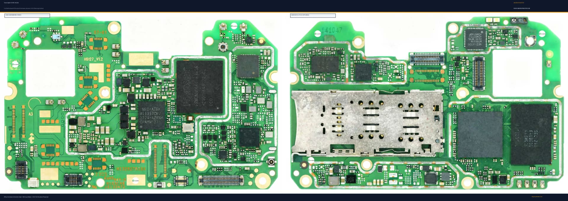 Preview image for Tecno Spark 10 NFC (KL5Q) Hardware Solution & Motherboard Layout