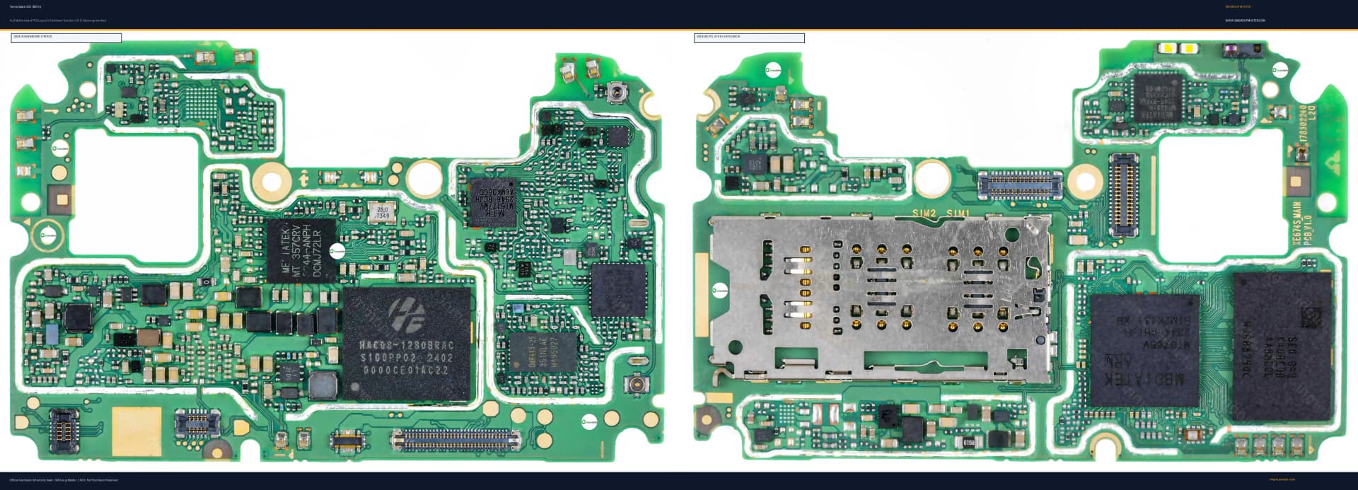 Preview image for Tecno Spark 20C (BG7n) Hardware Solution & Motherboard Layout