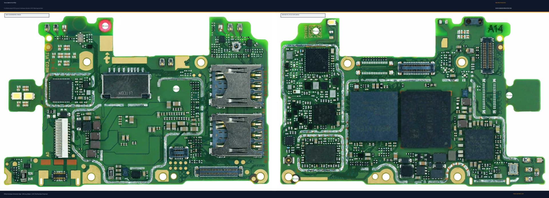 Preview image for Tecno Spark 6 Go (KE5j) Hardware Solution & Motherboard Layout