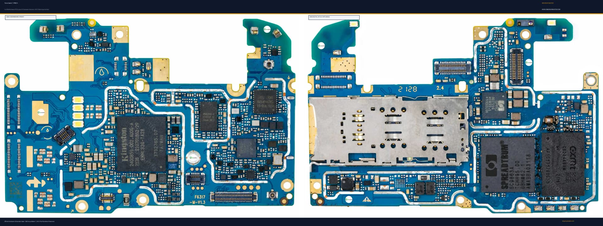 Preview image for Tecno Spark 7 (PR651) Hardware Solution & Motherboard Layout