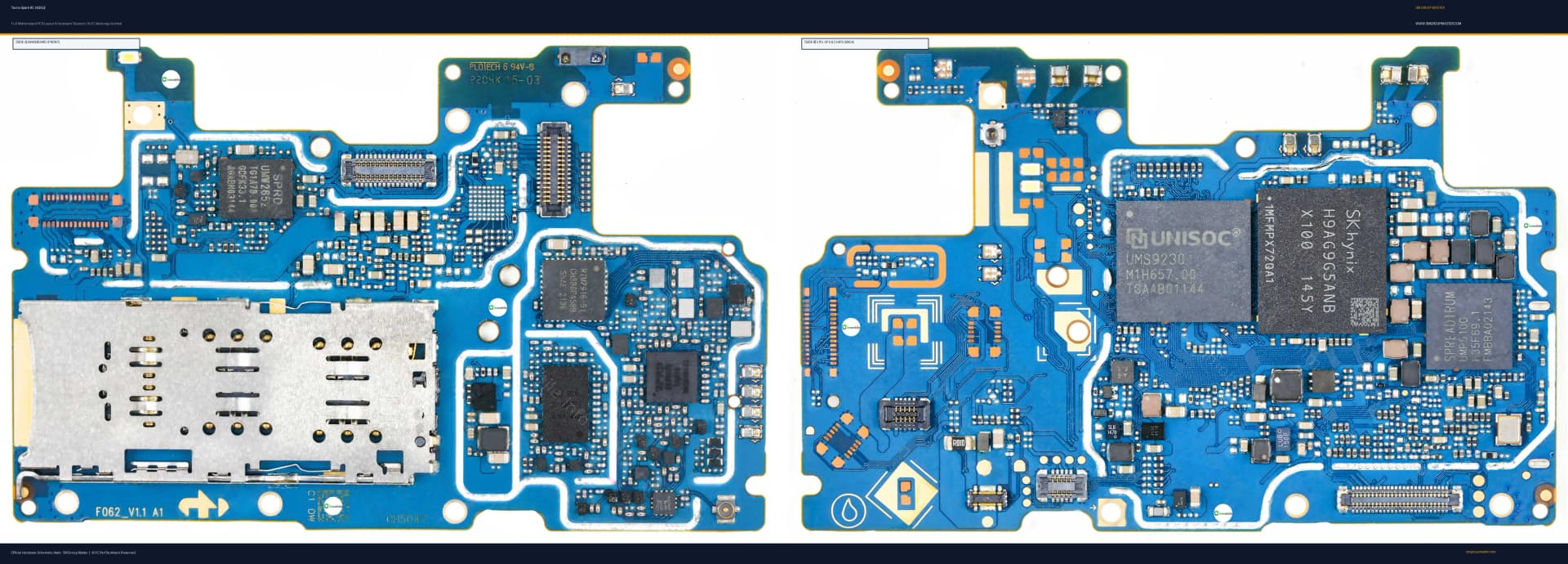 Preview image for Tecno Spark 8C (KG5Q) Hardware Solution & Motherboard Layout