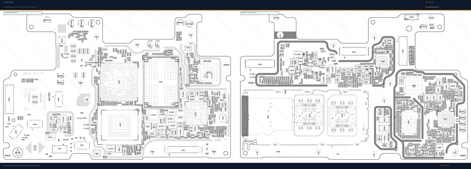 Preview image for Tecno Spark 8C (KG5j) Hardware Solution & Motherboard Layout