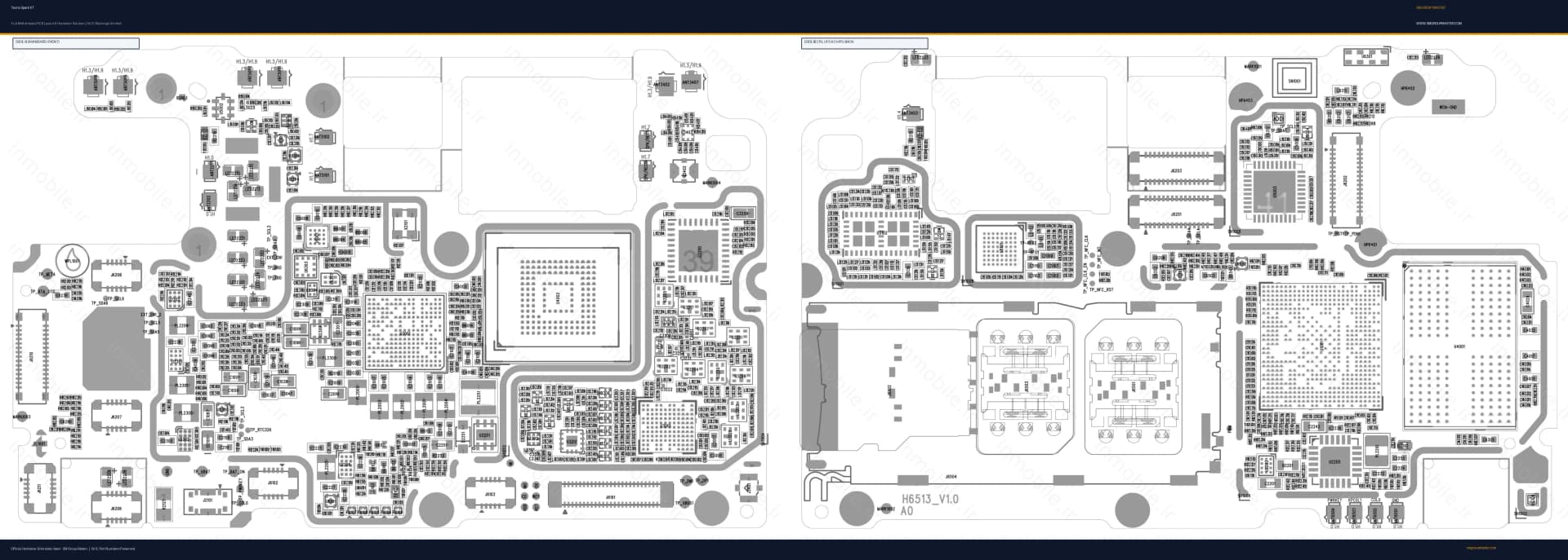 Preview image for Tecno Spark 9T Hardware Solution & Motherboard Layout