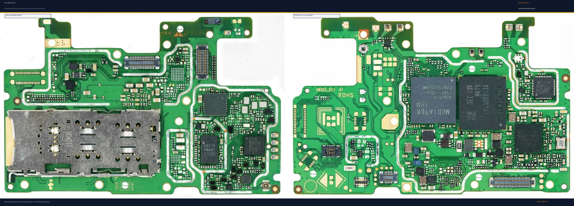 Preview image for Tecno Spark Go 2022 Hardware Solution & Motherboard Layout