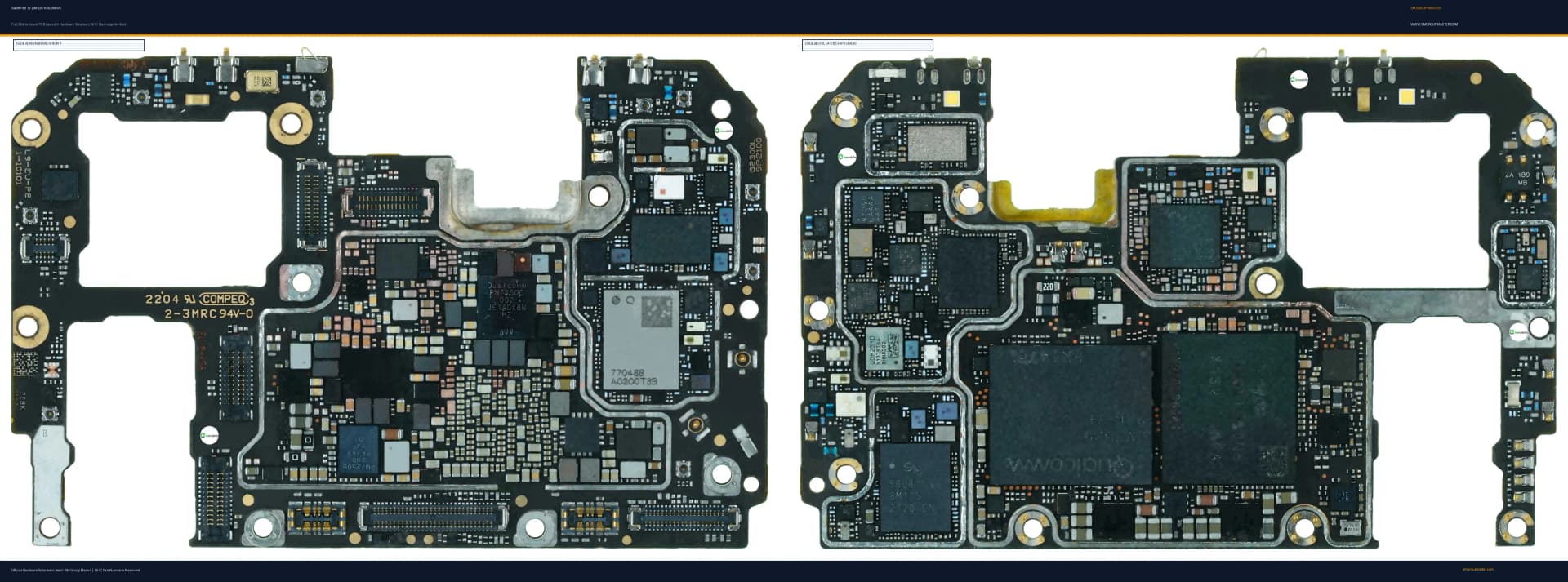 Preview image for Xiaomi MI 12 Lite (35100L9M0A) Hardware Solution & Motherboard Layout