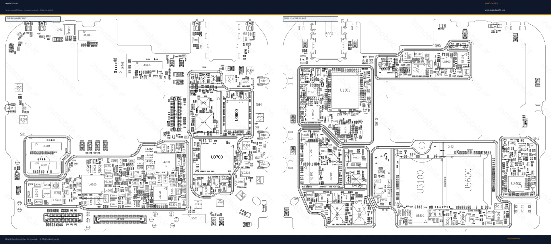Preview image for Xiaomi Mi 10 Lite 5G Hardware Solution & Motherboard Layout
