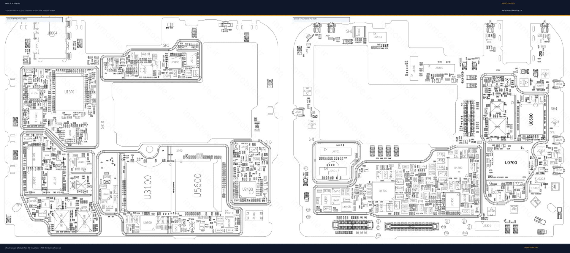 Preview image for Xiaomi Mi 10 Youth 5G Hardware Solution & Motherboard Layout