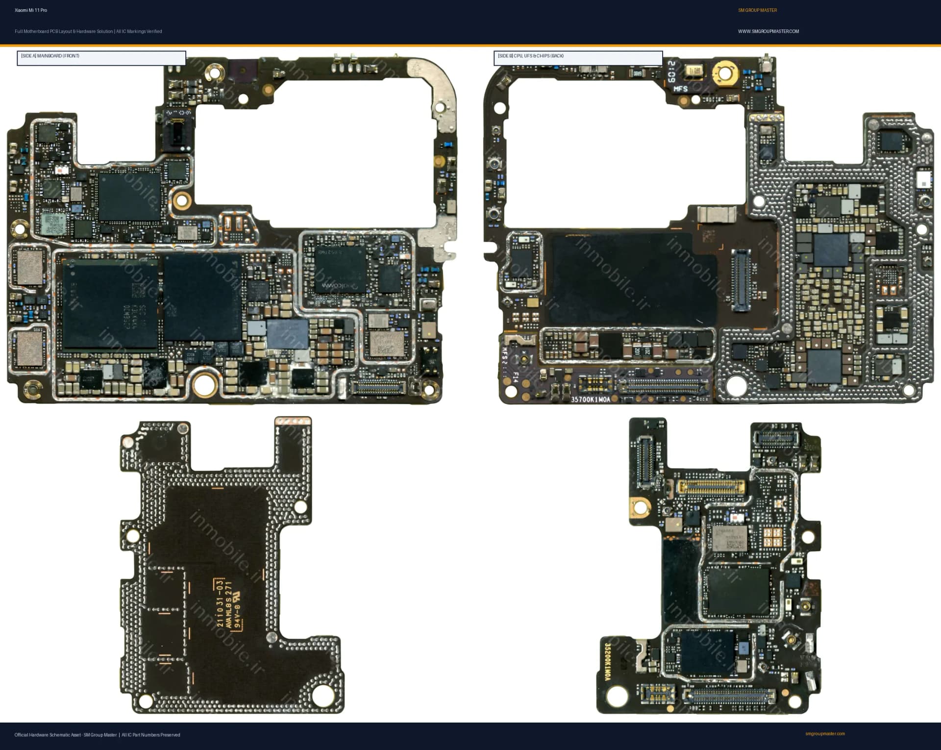 Preview image for Xiaomi Mi 11 Pro Hardware Solution & Motherboard Layout