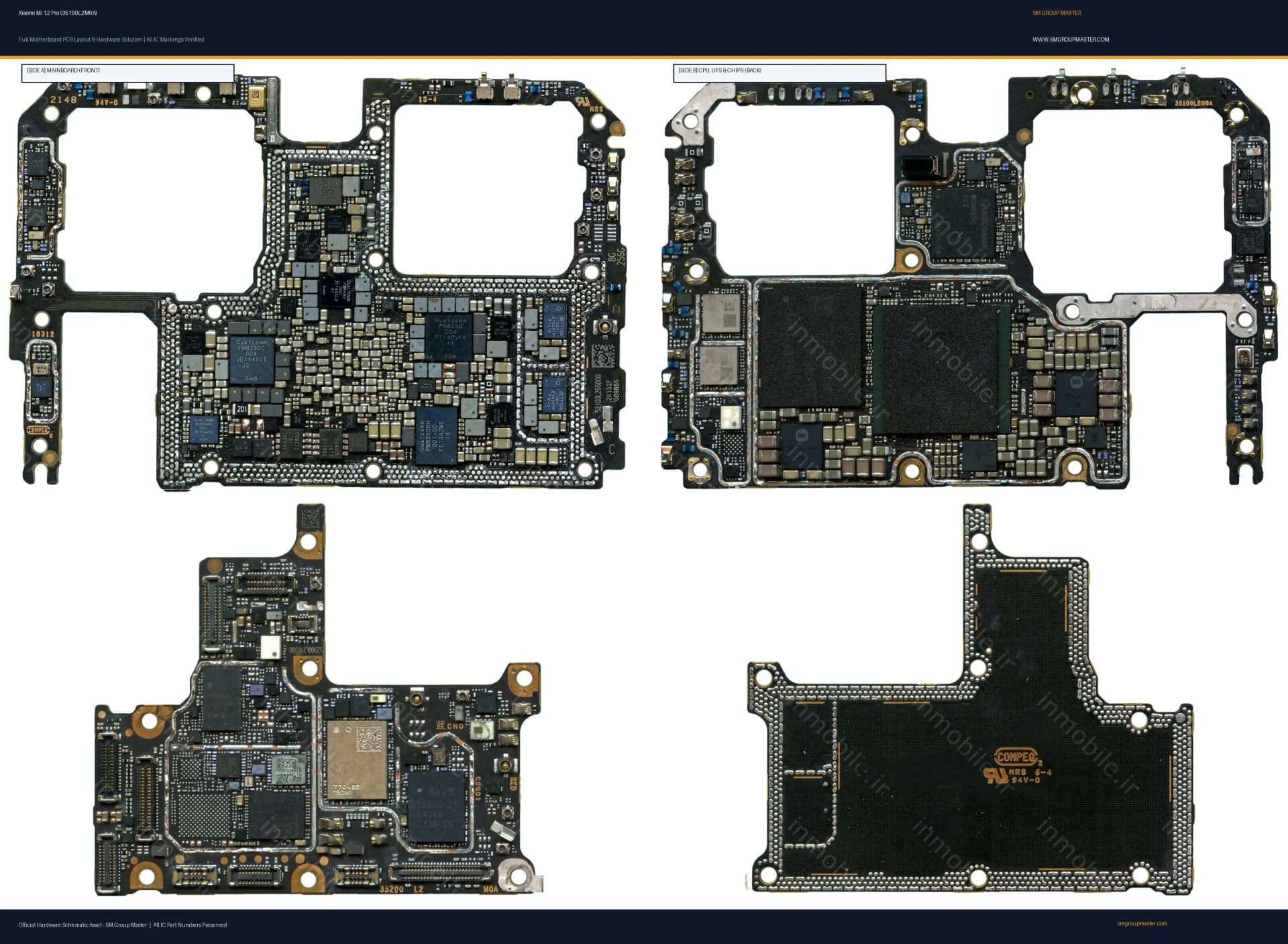 Preview image for Xiaomi Mi 12 Pro (35100L2M0A) Hardware Solution & Motherboard Layout