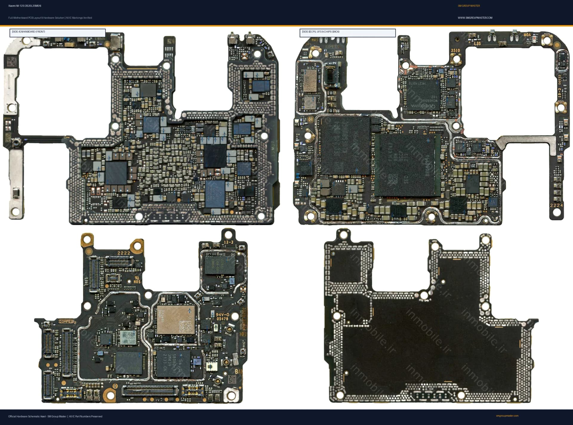 Preview image for Xiaomi Mi 12S (3520L3SM0A) Hardware Solution & Motherboard Layout