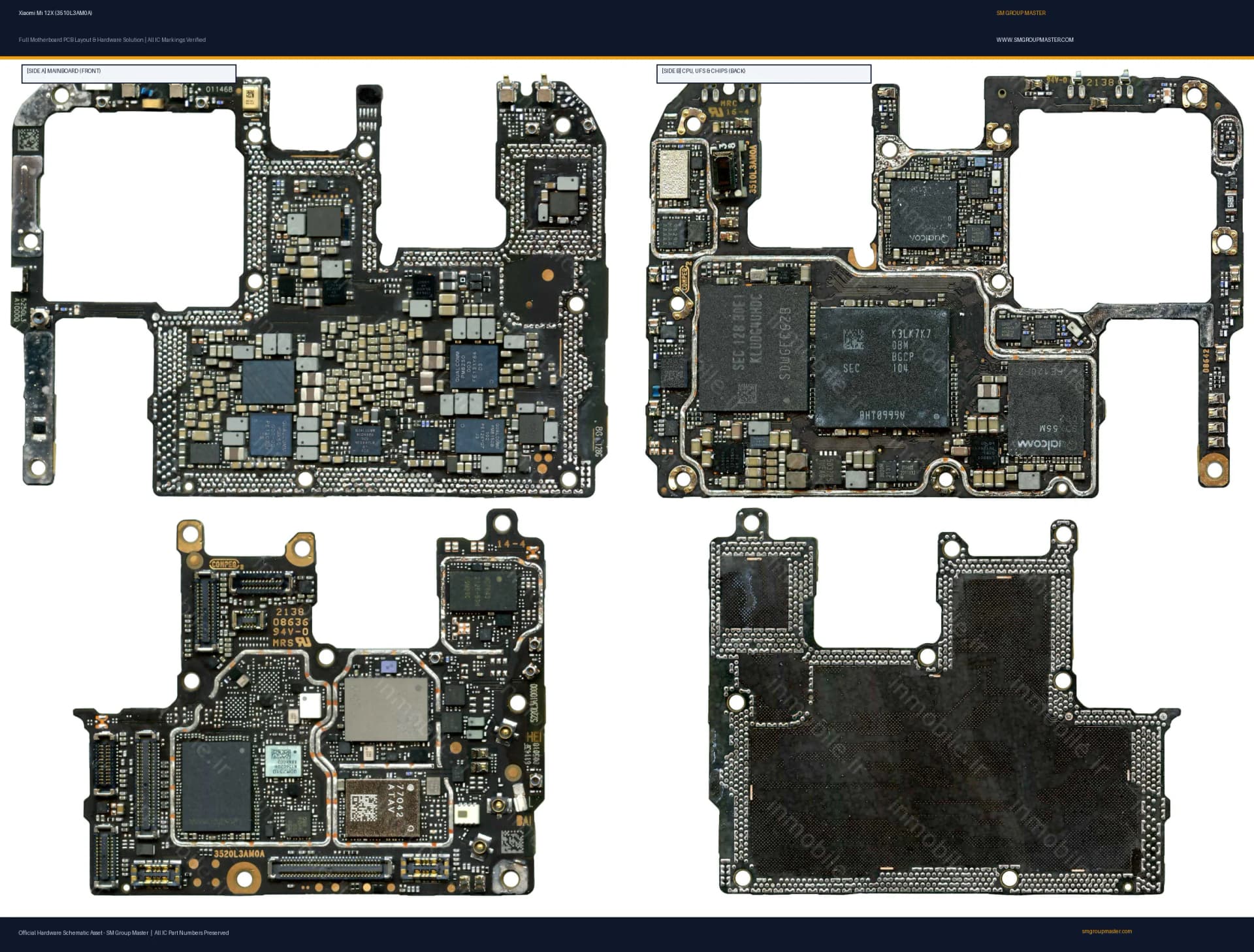 Preview image for Xiaomi Mi 12X (3510L3AM0A) Hardware Solution & Motherboard Layout