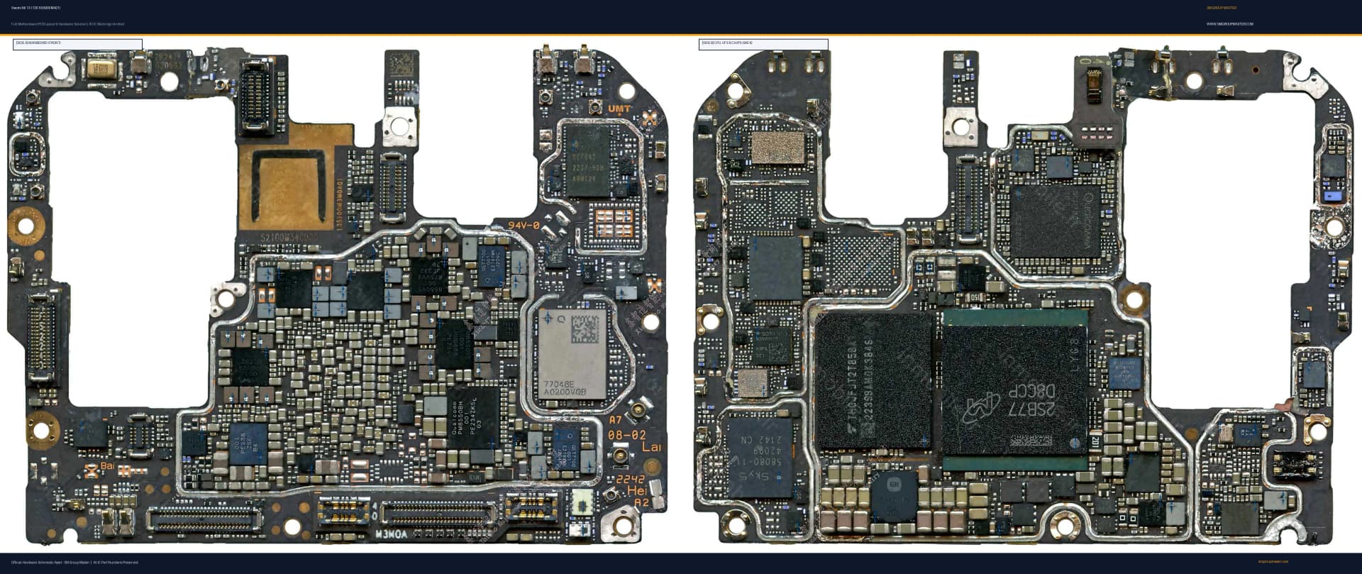 Preview image for Xiaomi Mi 13 (135100M30MA01) Hardware Solution & Motherboard Layout