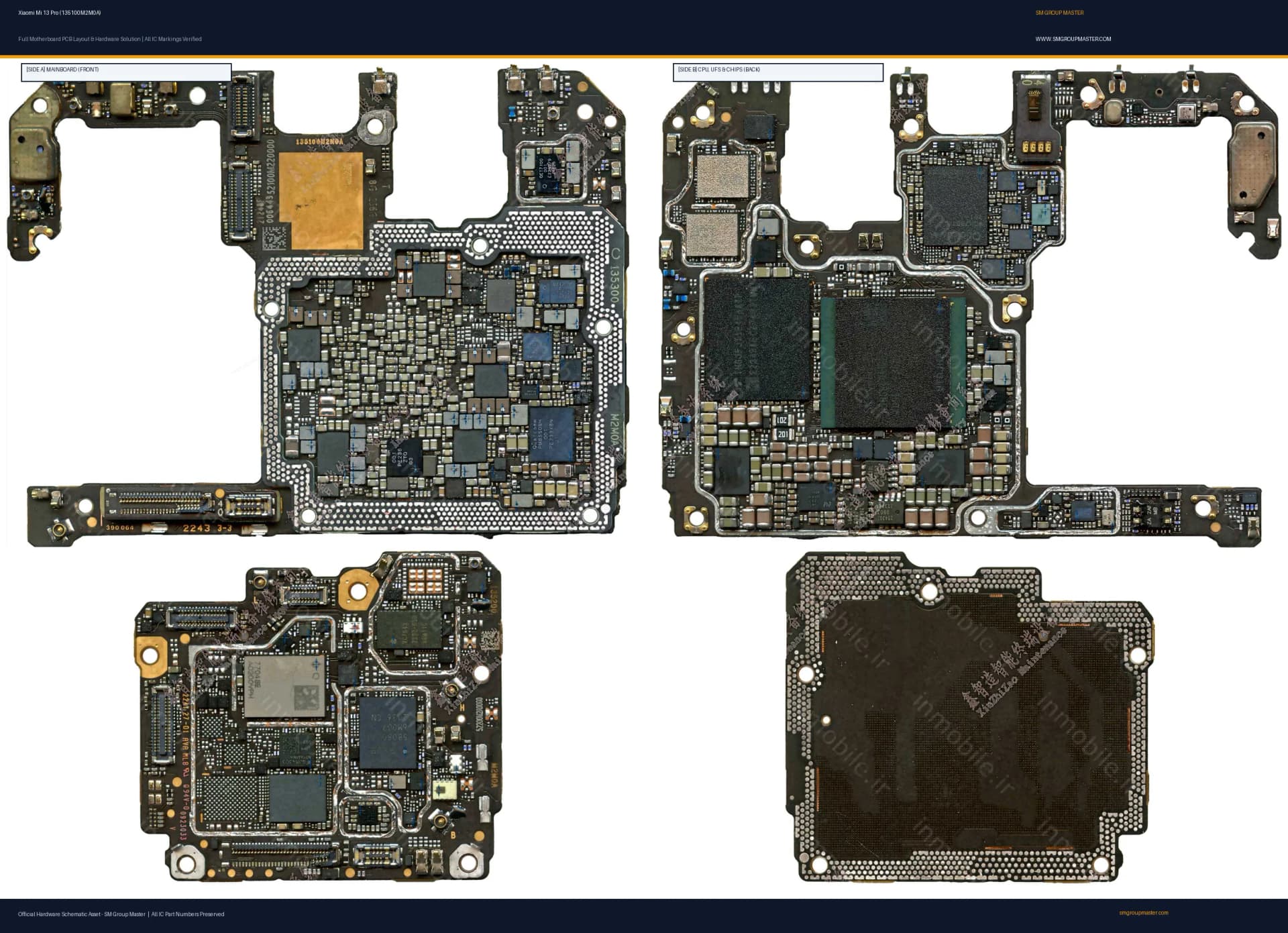 Preview image for Xiaomi Mi 13 Pro (135100M2M0A) Hardware Solution & Motherboard Layout