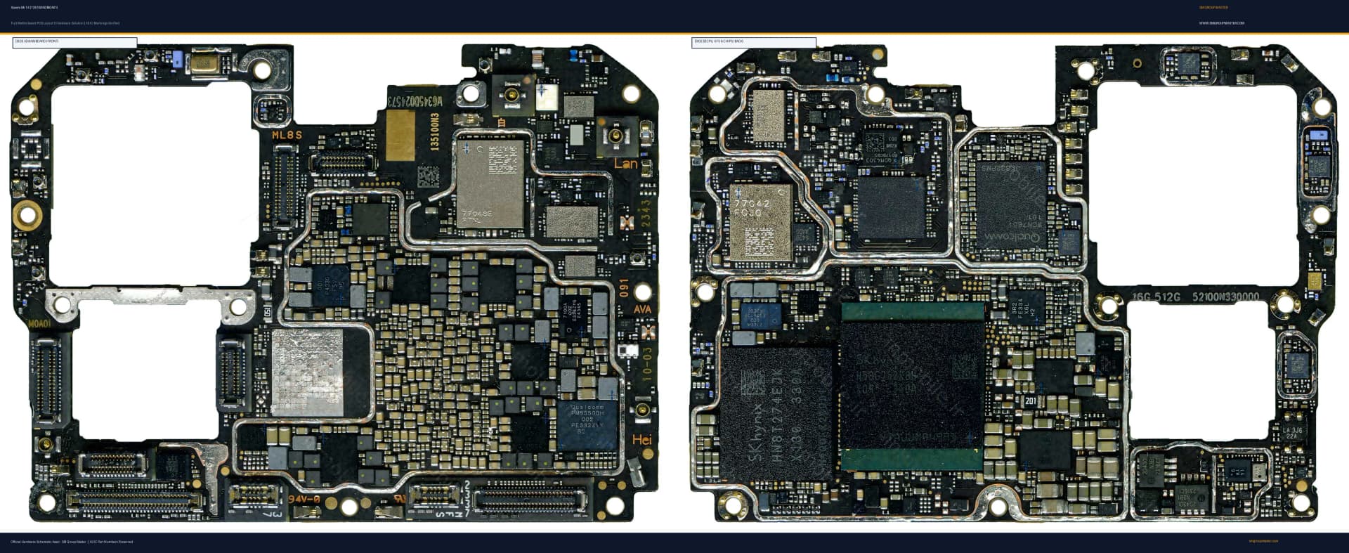 Preview image for Xiaomi Mi 14 (135100N3M0A01) Hardware Solution & Motherboard Layout