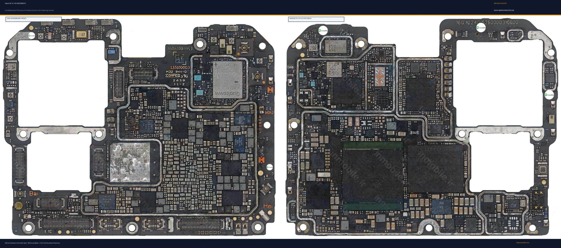Preview image for Xiaomi Mi 15 (1351000O3M0A1) Hardware Solution & Motherboard Layout