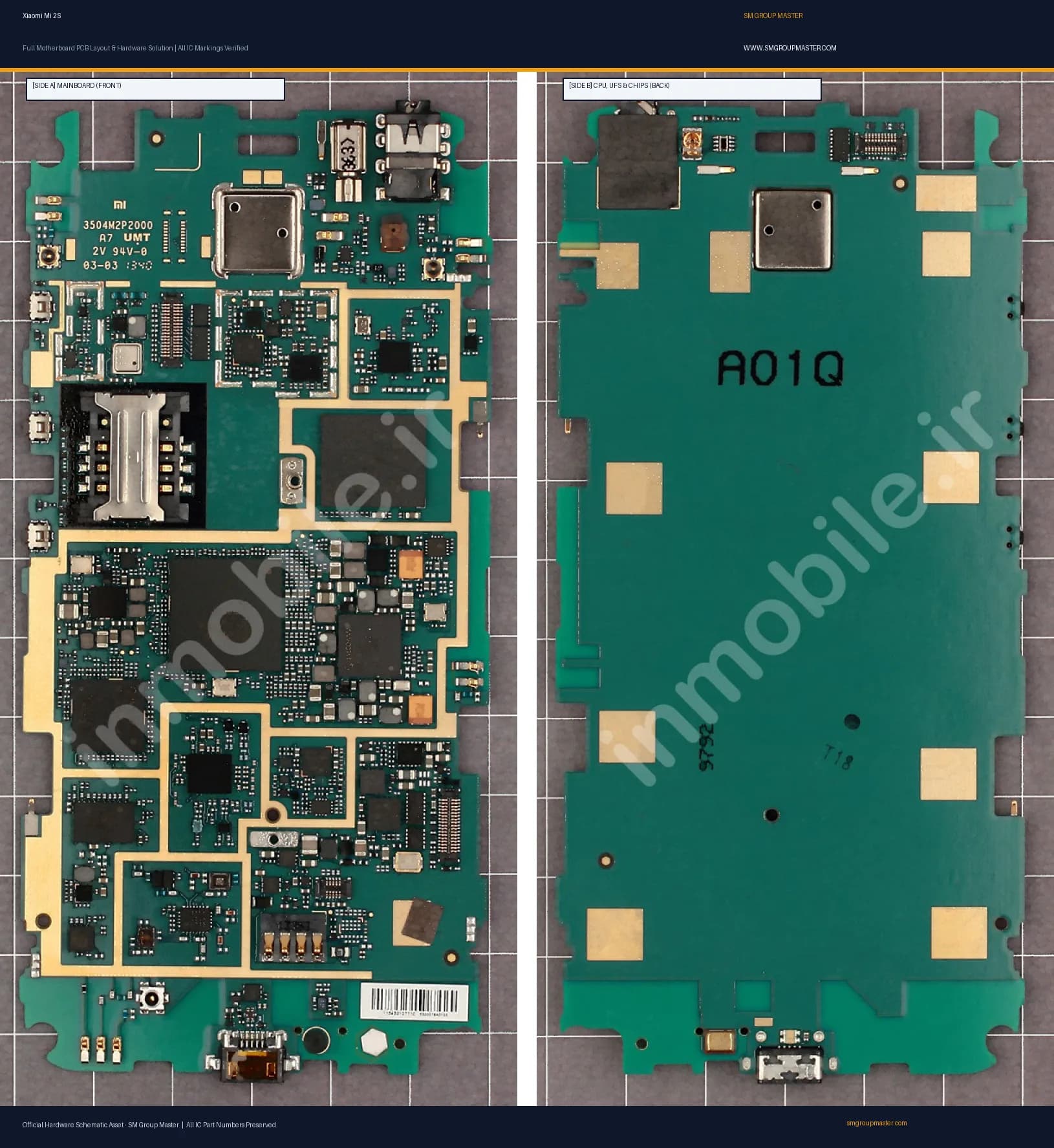 Preview image for Xiaomi Mi 2S Hardware Solution & Motherboard Layout
