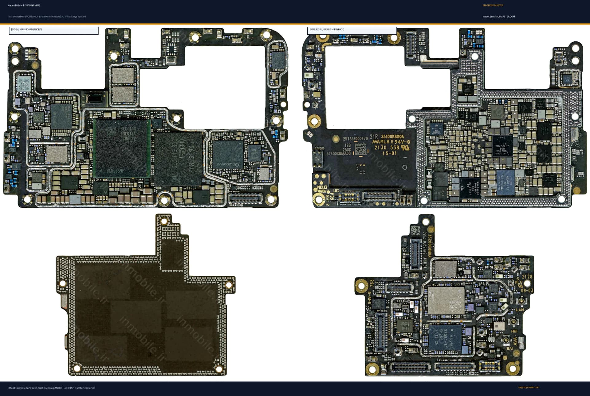 Preview image for Xiaomi Mi Mix 4 (35100K8M0A) Hardware Solution & Motherboard Layout