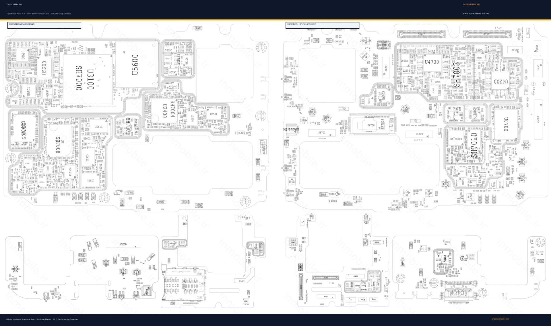 Preview image for Xiaomi Mi Mix Fold Hardware Solution & Motherboard Layout