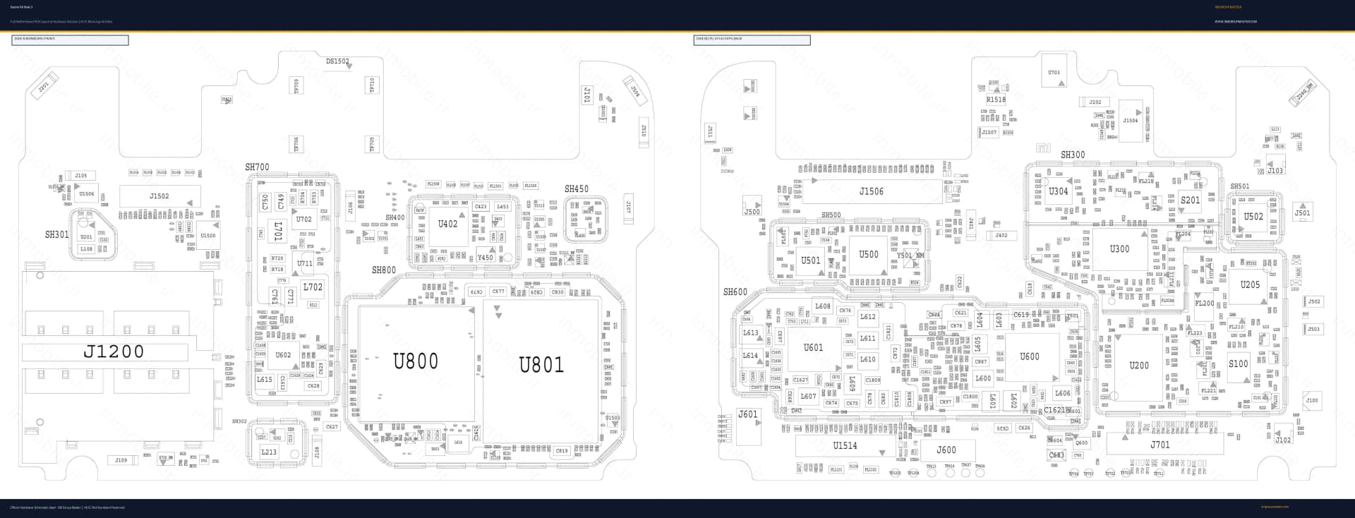 Preview image for Xiaomi Mi Note 3 Hardware Solution & Motherboard Layout