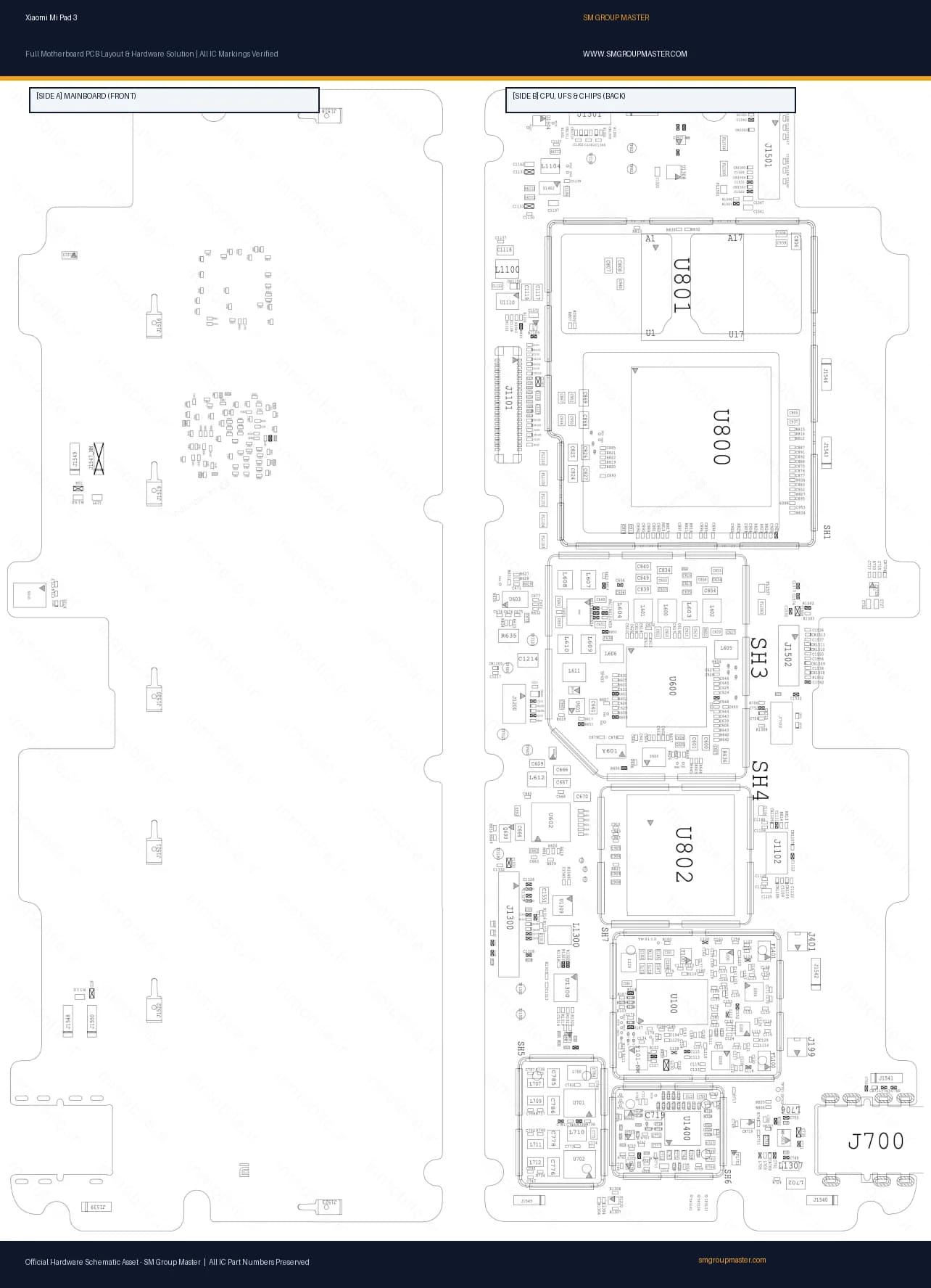 Preview image for Xiaomi Mi Pad 3 Hardware Solution & Motherboard Layout