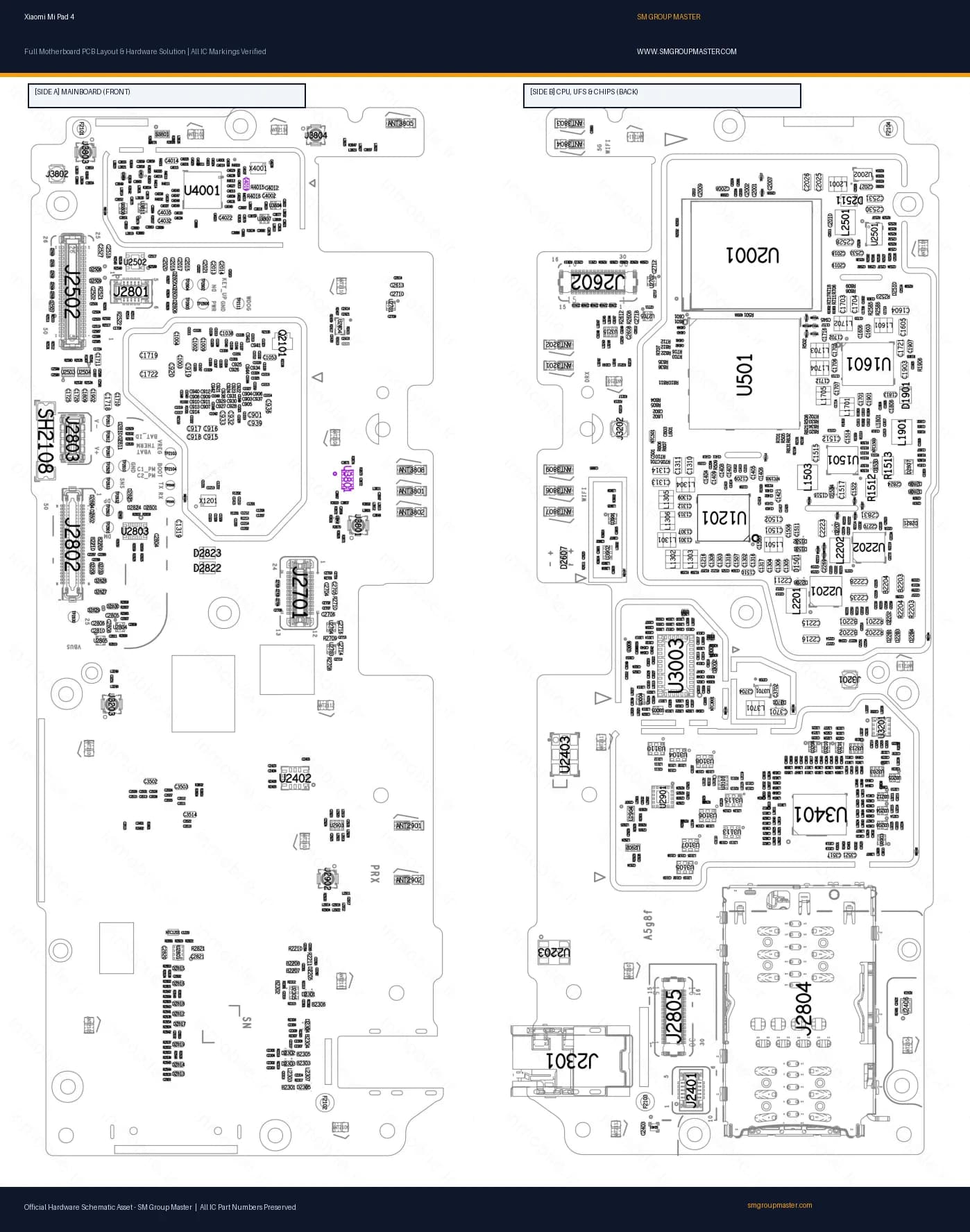 Preview image for Xiaomi Mi Pad 4 Hardware Solution & Motherboard Layout
