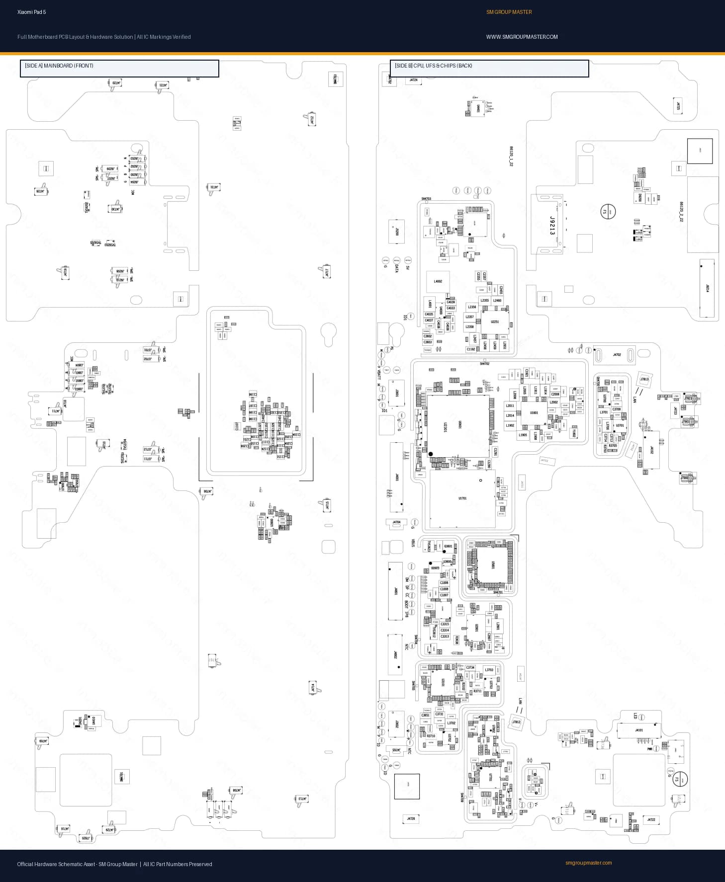 Preview image for Xiaomi Pad 5 Hardware Solution & Motherboard Layout