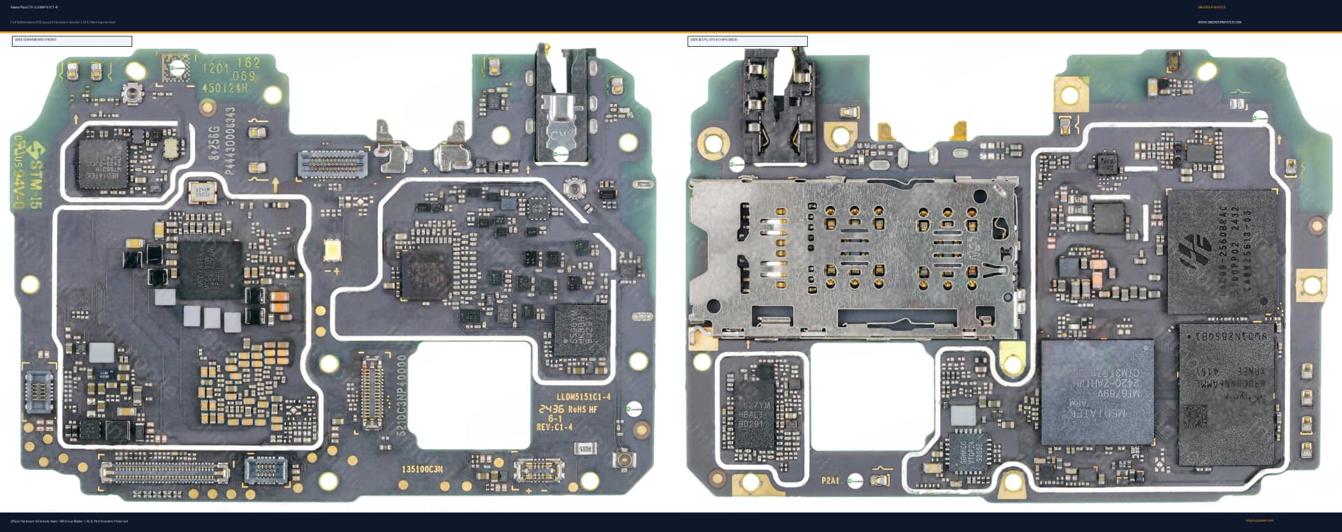 Preview image for Xiaomi Poco C75 (LLDM5151C1-4) Hardware Solution & Motherboard Layout