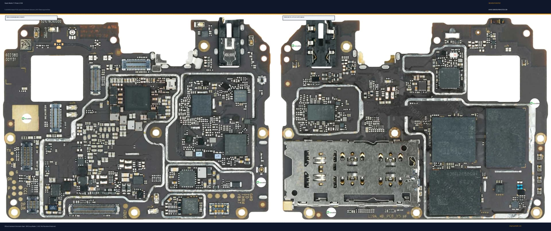 Preview image for Xiaomi Redmi 11 Prime (L19A) Hardware Solution & Motherboard Layout
