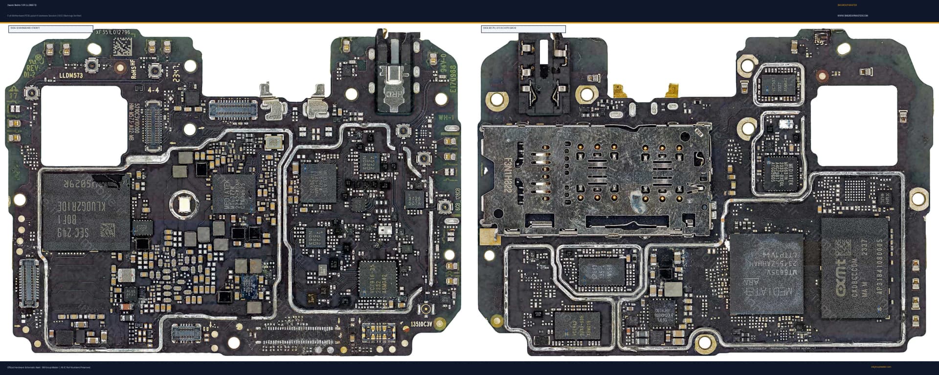 Preview image for Xiaomi Redmi 13R (LLDM573) Hardware Solution & Motherboard Layout
