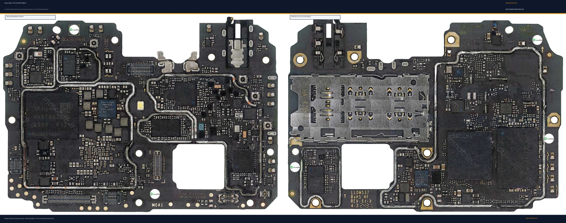 Preview image for Xiaomi Redmi 14R (135100C3FM0A1) Hardware Solution & Motherboard Layout