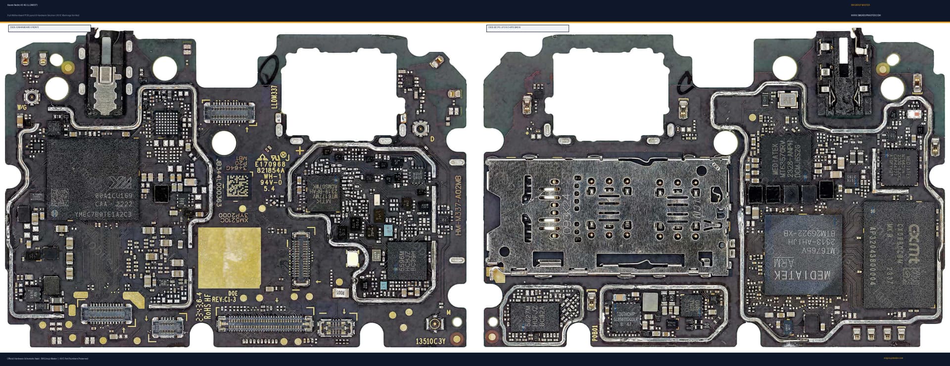 Preview image for Xiaomi Redmi A3 4G (LLDM337) Hardware Solution & Motherboard Layout