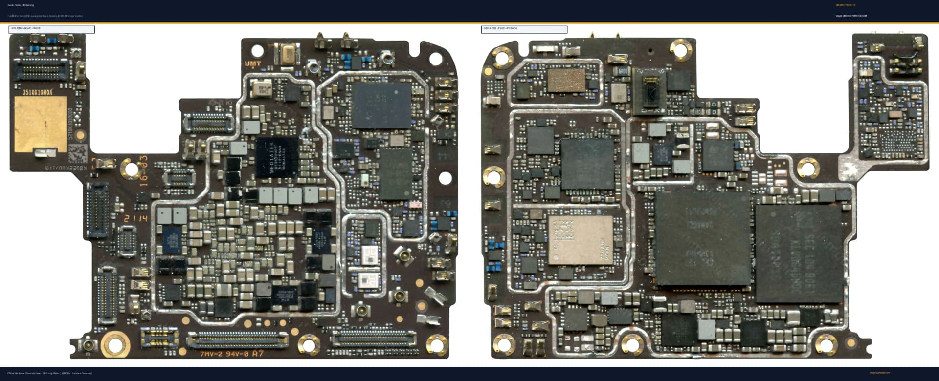 Preview image for Xiaomi Redmi K40 Gaming Hardware Solution & Motherboard Layout