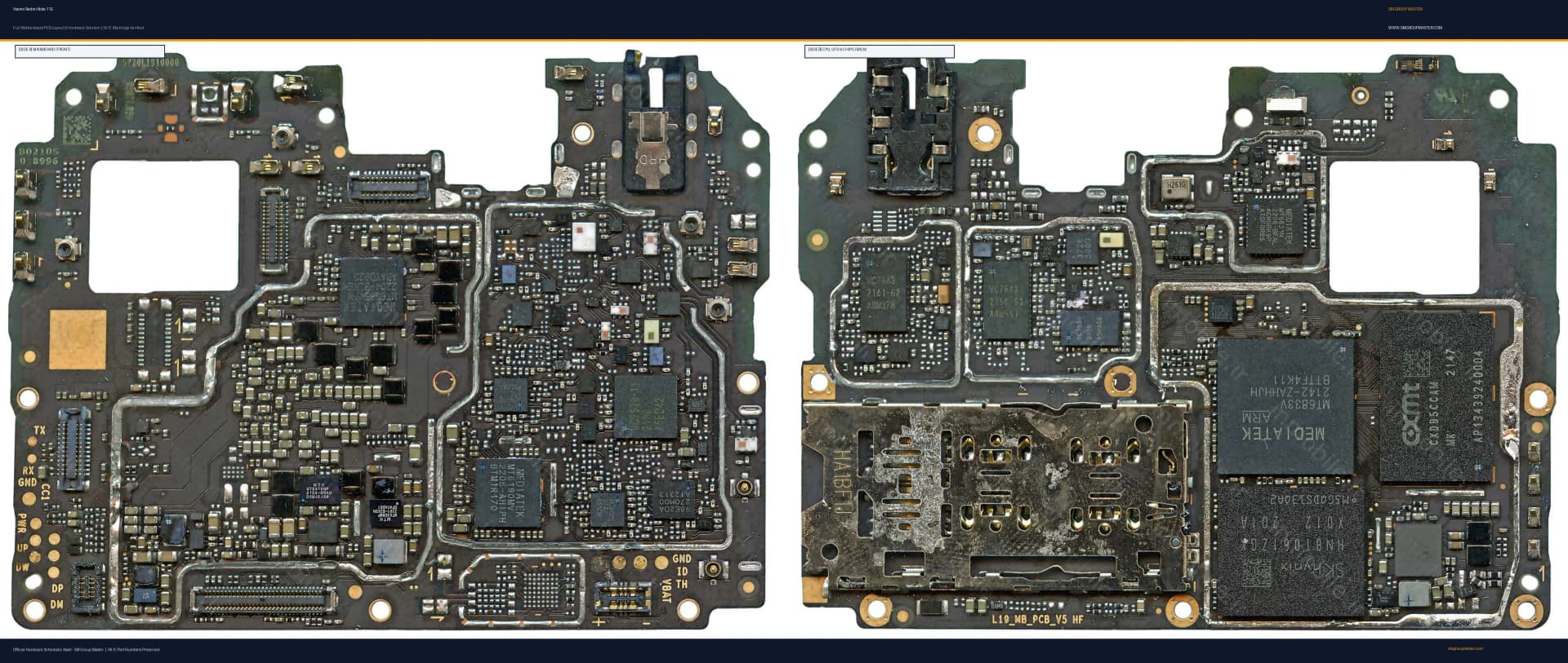 Preview image for Xiaomi Redmi Note 11E Hardware Solution & Motherboard Layout