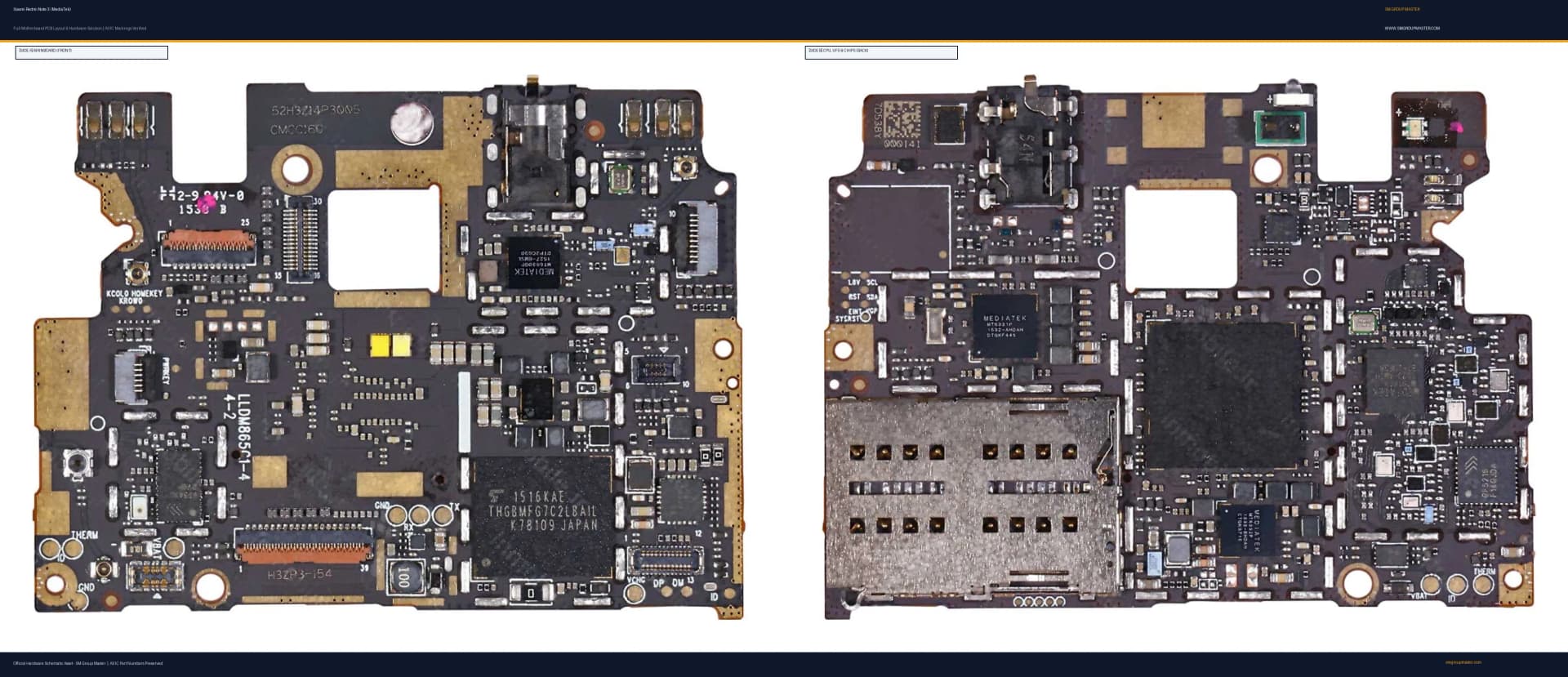 Preview image for Xiaomi Redmi Note 3 (MediaTek) Hardware Solution & Motherboard Layout