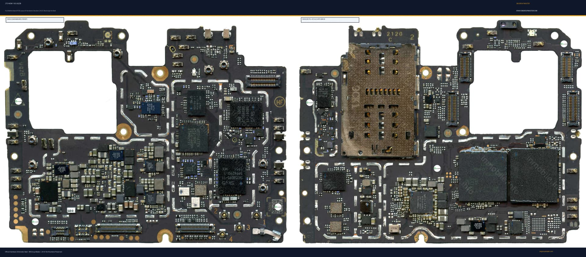 Preview image for ZTE AXON11 SE (UQZB) Hardware Solution & Motherboard Layout