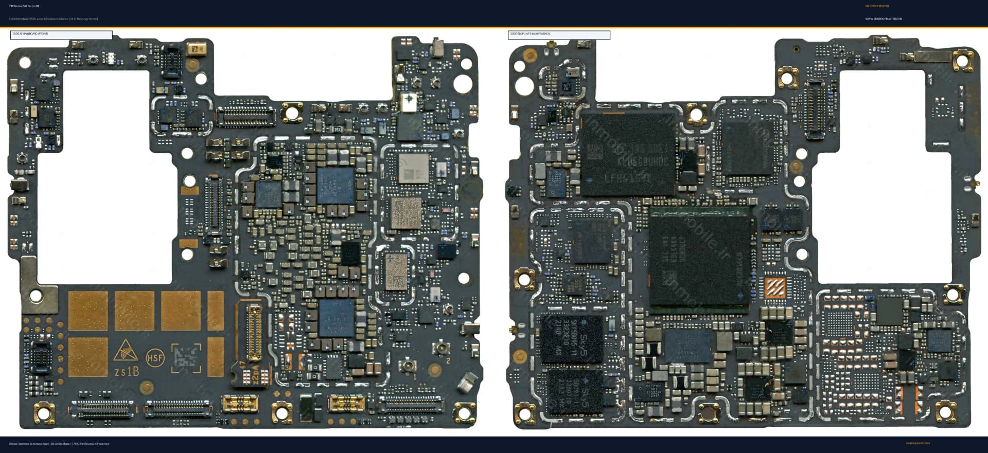 Preview image for ZTE Nubia Z40 Pro (zs1B) Hardware Solution & Motherboard Layout